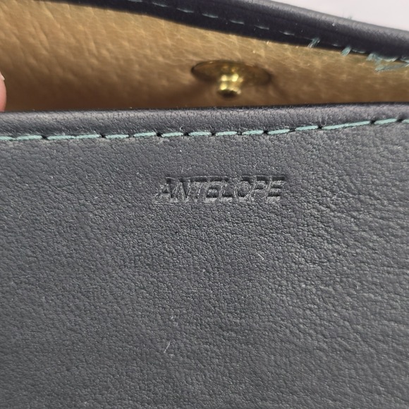 Vintage Ladies Pierre Cardin‎ Boutique Leather Long Bifold Kiss Lock Wallet - Picture 7 of 14